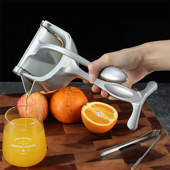 Exprimidor de Acero Inoxidable 🍊 Jugo Natural al Instante!