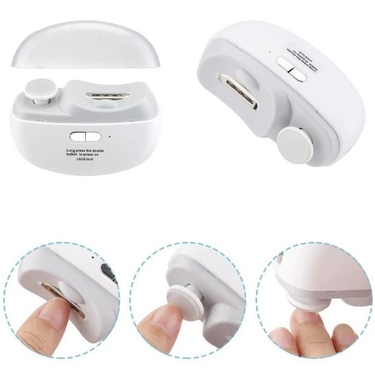 Cortaúñas Eléctrico Automático – Seguro, Silencioso y Recargable USB