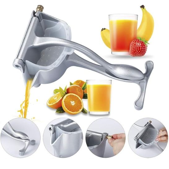 Exprimidor de Acero Inoxidable 🍊 Jugo Natural al Instante!