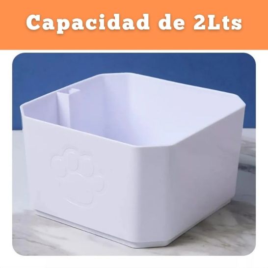 Fuente de Agua para Mascotas 2.5 L – Ciclo Automático, Bomba Silenciosa, USB, Ecológico, Fácil de Limpiar – Perros y Gatos