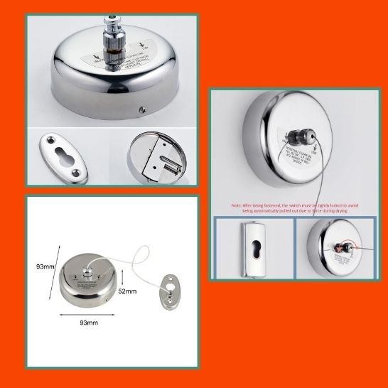 Tendedero Retráctil en Acero Inoxidable de 2.8 m , Capacidad 5 kg, Ahorra Espacio, Interior/Exterior
