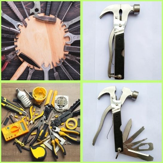Martillo Multiherramienta 18 en 1 - Compacto para Hogar, Auto y Camping