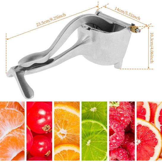 Exprimidor de Acero Inoxidable 🍊 Jugo Natural al Instante!