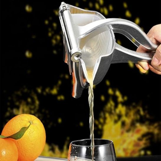 Exprimidor de Acero Inoxidable 🍊 Jugo Natural al Instante!