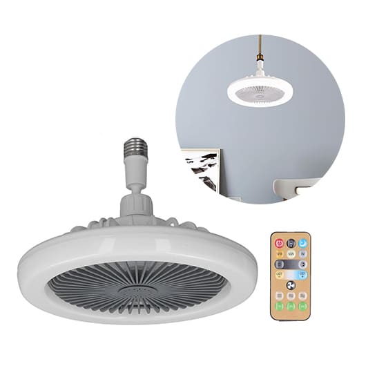 ❄️Ventilador de techo moderno con lámpara ¡Refresca y alumbra sin ruido!