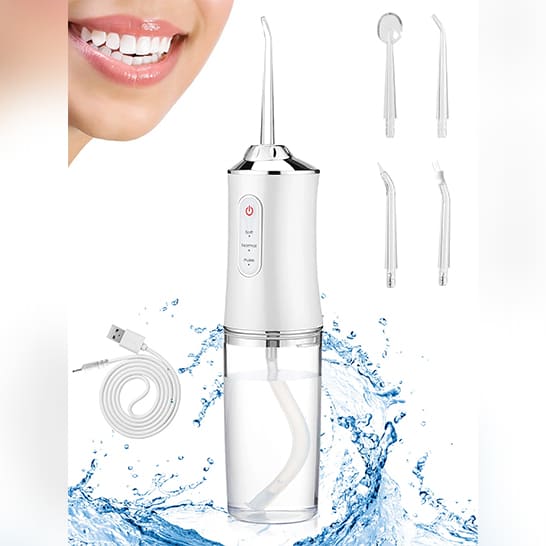 Irrigador Bucal Portátil: Limpieza profunda donde el cepillo no llega 🦷✨
