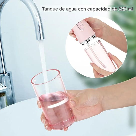 Irrigador Bucal Portátil: Limpieza profunda donde el cepillo no llega 🦷✨