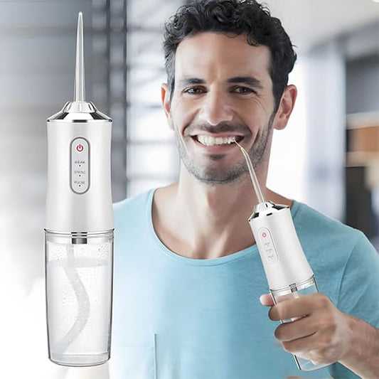 Irrigador Bucal Portátil: Limpieza profunda donde el cepillo no llega 🦷✨