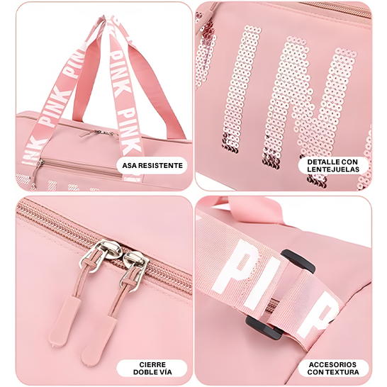 Bolso Pink – Lleva todo con orden, estilo y brillo